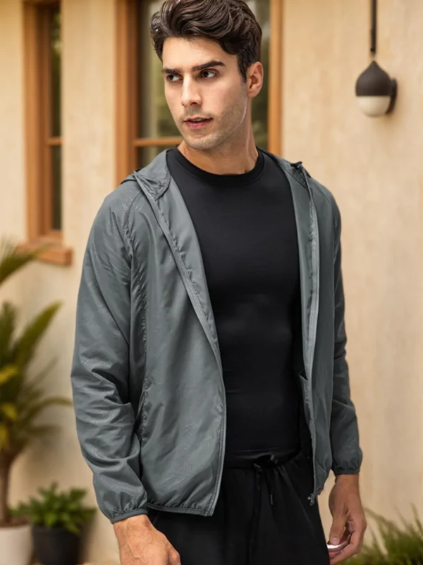 Men's Sports Jacket - Lightweight and Breathable Running and Training Jacket for Fitness and Outdoor Activities - Image 4