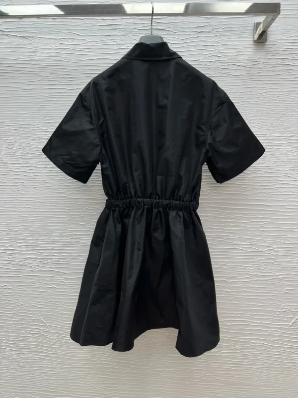 2025 Spring And Summer New Women's Solid Color Lapel loose Comfortable Daily Everything Exquisite Fashion Dress HL022