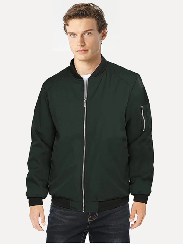 Men's Fashion Jacket, Baseball Style Outerwear, Casual and Versatile, Suitable for Various Occasions - Image 5