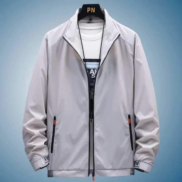 New Sunscreen Coats Men's Breathable Sports Waterproof Jacket Summer UV Protection Outdoor Fishing Skin Clothing - Image 2