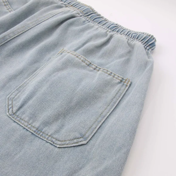 Men Denim Short Jeans Men's Baggy Jeans Shorts Regular Fit Summer Denim Short Casual Hip Hop Straight Daily Fashion Trousers - Image 4