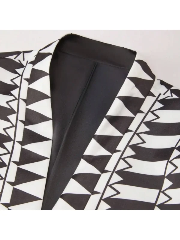 Blazer for Men Notched Jacket Casual Business Jackets Sports Coats Slim Fit Plus Size Blazer - Image 3