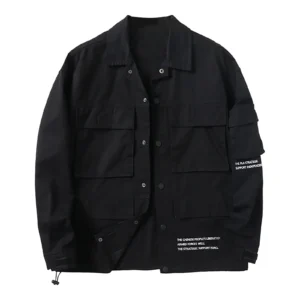 Men‘S Denim Jacket Cowboy Retro Cotton Denim Coat Spring Loose Fit Jeans Jacket Outerwear Japanese Harajuku Washed Denim Jacket