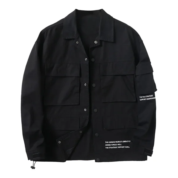 Men‘S Denim Jacket Cowboy Retro Cotton Denim Coat Spring Loose Fit Jeans Jacket Outerwear Japanese Harajuku Washed Denim Jacket