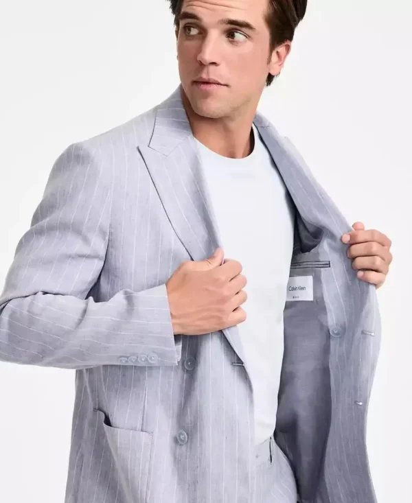 Calvin Klein | Men's Slim Fit Double Breasted Suit Jacket - Image 3