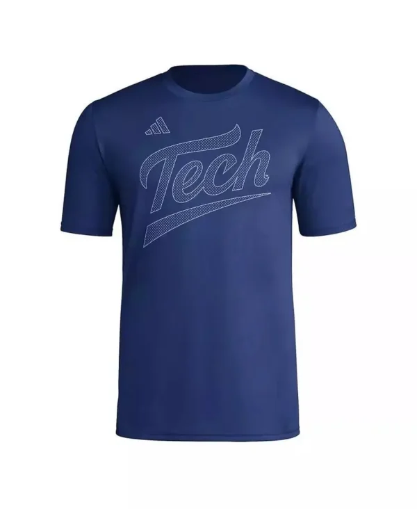 adidas | Men's Navy Georgia Tech Yellow Jackets Locker Local Impression T-Shirt - Image 2