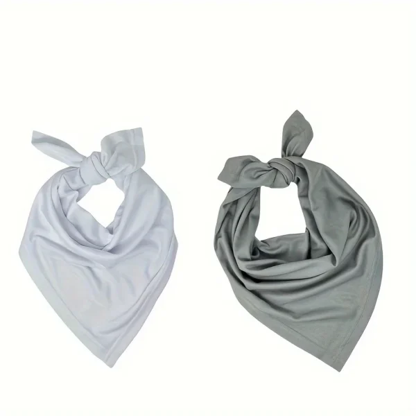 2 Pieces Summer&Autumn Cooling Neck Gaiter Headband Scarf Face Clothing Neck Gaiter Scarf Sunscreen Breathable Bandana - Image 6